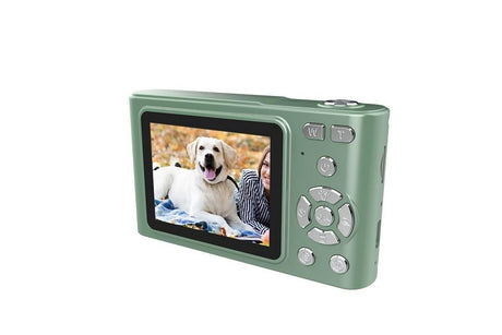 4K HD Digital Camera for Photography and Video Vlogging Camera Camera with 32G Memory Card 16X Digital Zoom -Green
