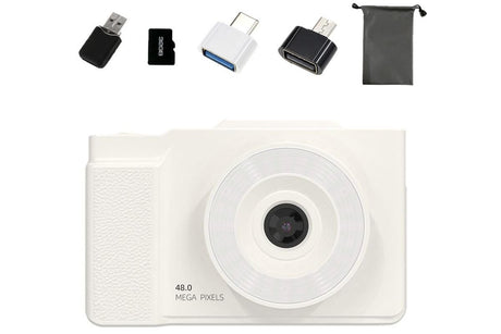Digital Camera With 180 Degree Flip Screen 16X Digital Zoom Camera With 32G Memory Card -Green