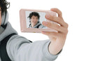 5K HD Dual Screen Digital Camera Point and Shoot Selfie Camera with LED Fill Light - Pink