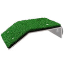 Turtle Basking Platform Simulation Grass Turtle Ramp for Fish Tank Aquarium - S