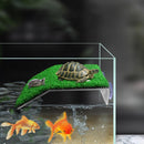 Turtle Basking Platform Simulation Grass Turtle Ramp for Fish Tank Aquarium - M
