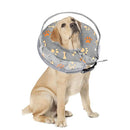 Soft Inflatable Pet Dog Cone Collar Anti Licking Scratching Blue - XL