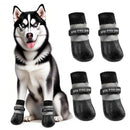 Waterproof Anti Slip Pet Shoes with Rubber Sole for Indoor and Outdoor Use Red - L
