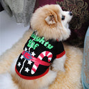 3Pcs Christmas Dog Cat T-Shirt Clothes Vest Puppy Pet Apparel Shirts - M