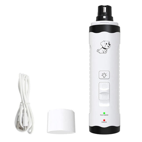Electric Dog Nail Grinder - M3 Rechargeable Pet Nail Trimmer Grooming Tool