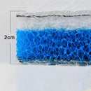 4Pcs Replacement Aquarium Filters 8-Layer Reusable Density Filter for Fish Tank