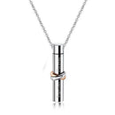 Pet Urn Necklace Pendant Titanium Steel Jewelry