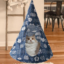 Pet Cat Tent Cone Hammock with Thick Mat Warm Cotton Cage Hanging Bed M-Star Style