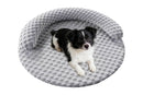 Washable Cooling Pet Bed with Removable Cover for Dogs & Cats - Dark Gray - S