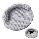 Washable Cooling Pet Bed with Removable Cover for Dogs & Cats - Dark Gray - L