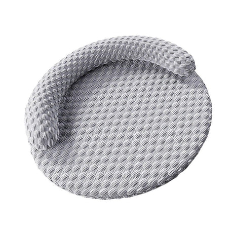 Washable Cooling Pet Bed with Removable Cover for Dogs & Cats - Dark Gray - L