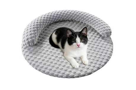 Washable Cooling Pet Bed with Removable Cover for Dogs & Cats - Dark Gray - XL