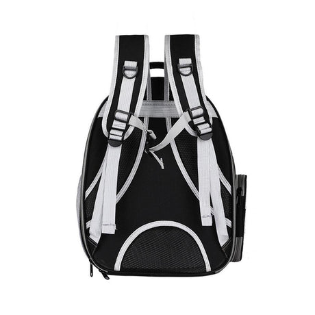 Expandable Travel Cat Backpack Carrier Polarized Tinted Bubble Window Pet Backpack Black