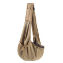Adjustable Pet Dog Carrier Sling Bag Breathable Mesh Puppy Cat Carrier Khaki
