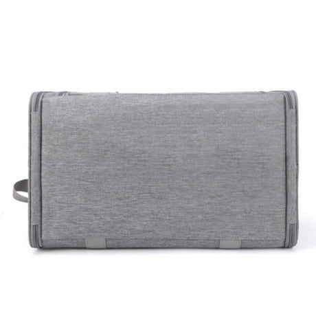 Foldable Travel Pet Carrier Bag Portable Cat Dog Kennel Bag Grey - L