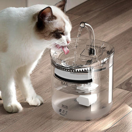 WF060 Pet Water Fountain Cat Dog Electric Drink Dispenser Filter Automatic Induction