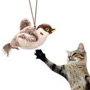 Interactive Cat Toy with Chirping Electronic Flying Bird for Indoor Cats