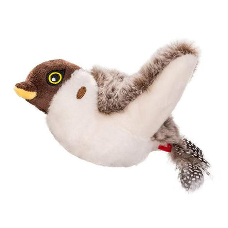 Interactive Cat Toy with Chirping Electronic Flying Bird for Indoor Cats
