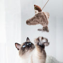 Interactive Cat Toy with Chirping Electronic Flying Bird for Indoor Cats
