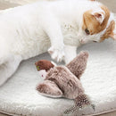 Interactive Cat Toy with Chirping Electronic Flying Bird for Indoor Cats