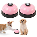 2Pcs Pet Training Bells Dog Cat Training Equipment Interactive Toys White
