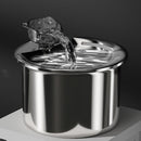 USB Powered 2L Automatic Cat Water Fountain Stainless Steel Pet Water Feeder
