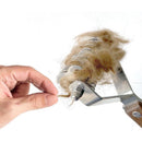 Large 2-Sided Undercoat Rake for Dogs & Cats Pet Grooming Dematting Brush