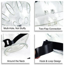 Transparent Cat Hood Astronaut Helmet Muzzle Mask Preventing Biting and Licking - Large
