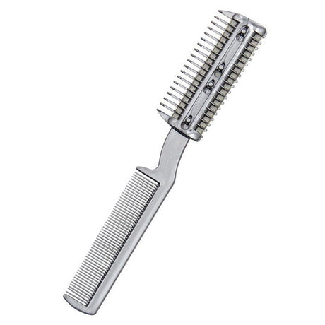 Two-Sided Pet Grooming Comb with Razor for Dog & Cat Fur Trimming