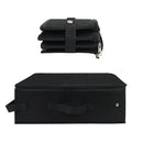 Portable Foldable Cat Travel Litter Box - Waterproof & Easy to Clean Black