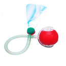 Interactive Cat Toy Moving Cat Ball with Dragonfly Tail Indoor Auto-Turn Cat Toy Red