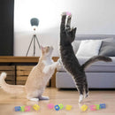 40Pcs Cat Spring Toys Colorful Cat Spiral Bouncy Toys Interactive Toys for Cats and Kittens