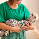 Anti-Escape Cat Grooming Wrap Mat Anti-Scratch Calming Wrap for Pet Nail Clipping Multifunctional Pet Mat - L