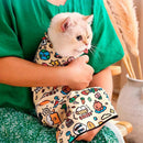 Anti-Escape Cat Grooming Wrap Mat Anti-Scratch Calming Wrap for Pet Nail Clipping Multifunctional Pet Mat - XL