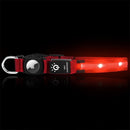 Luminous LED Pet Dog Collar Light-up USB Rechargeable Dog Collar Red - M