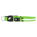 Luminous LED Pet Dog Collar Light-up USB Rechargeable Dog Collar Green - S