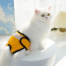 Washable Female Pet Nappy Diaper Dog Cat Physiological Pants Yellow - XL