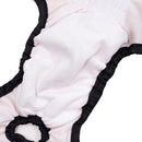 Washable Female Pet Nappy Diaper Dog Cat Physiological Pants Yellow - XL