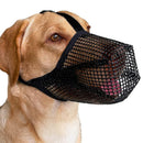 Soft Mesh Covered Dog Muzzle with Adjustable Straps Anti-Biting Breathable Pet Muzzle XL