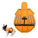 Dog Life Jacket Wings Pet Life Vest Adjustable Dog Flotation Swim Vest Blue - L