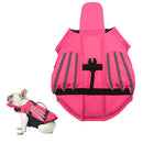 Dog Life Jacket Wings Pet Life Vest Adjustable Dog Flotation Swim Vest Blue - 2XL