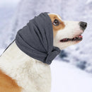Dog Calming Ear Wraps Ear Protection Cover Pet Dog Head Muff Dark Gray - S