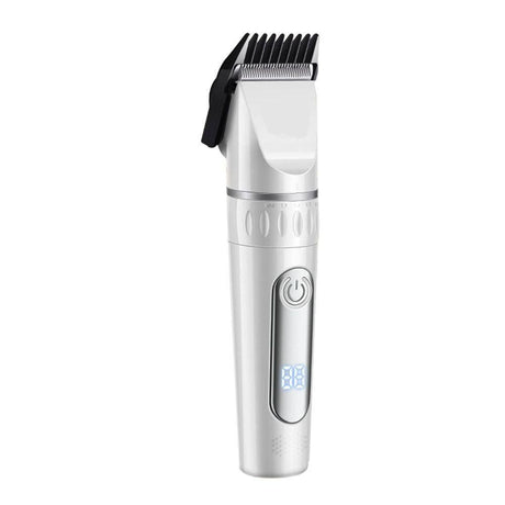 Electric Dog Cat Grooming Kit Cordless Pet Hair Shaver Scissors Clippers Trimmer White