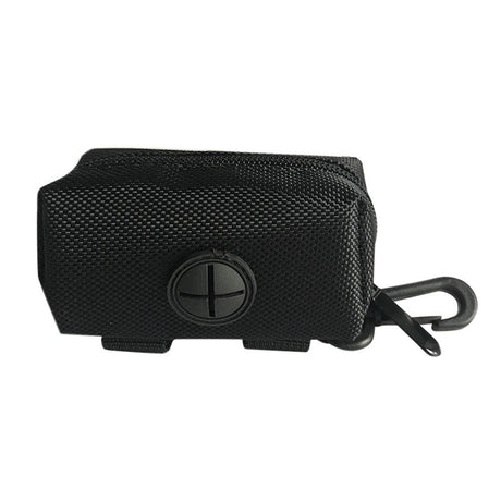 Dog Poop Bag Dispenser Pet Waste Bag Holder for Puppy Walking Cleanup Black