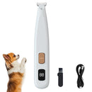 Cordless LED Dual-Speed Pet Paw Trimmer for Dogs & Cats Green