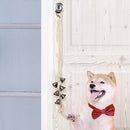 Dog Doorbell With 6 Extra Loud Bells Adjustable Doorbell Hanging Rope For Dog Training