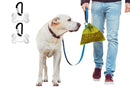 2PCS Metal Dog Poop Bag Holder Clips - Hands-Free Leash Attachment