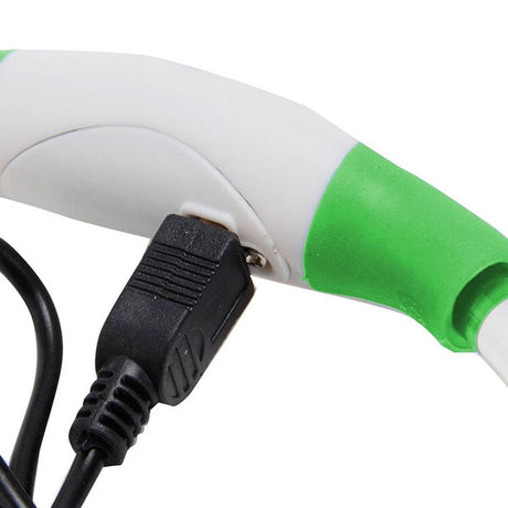 Light-Up Pet Dog Collars USB Rechargeable Pet Collar Adjustable Size Pet Collar Green - M
