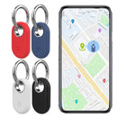 4Pcs Compatible with Samsung Galaxy SmartTag2 Silicone Case All-Round Protection Smarttag2 Holder with Keychain Style 2