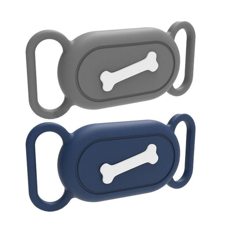 2Pcs Pet Cat Collar Holder Silicone Case for Samsung Galaxy SmartTag2 Style 2